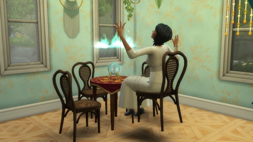 la sección Sims 4 Paranormal Seance
