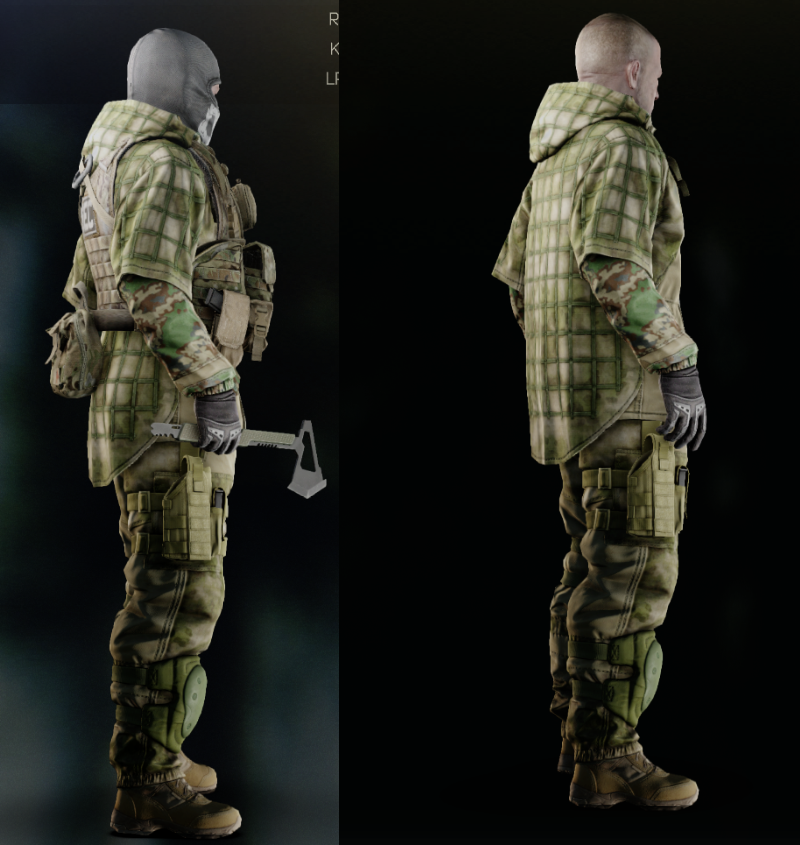 Escape From Tarkov PMC outfit.