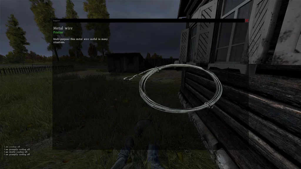 Some metal wire in DayZ