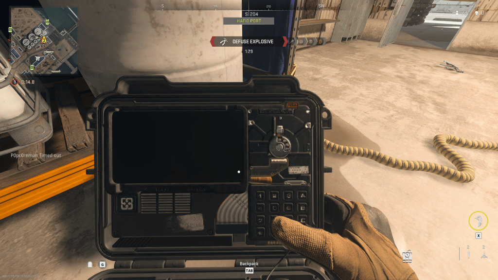 Process of bomb defusal in Warzone 2's stronghold that needs to be done to clear it