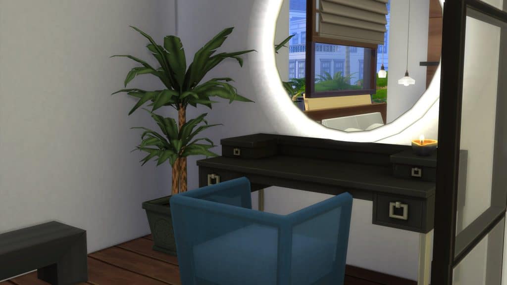 Un espejo en Los Sims 4