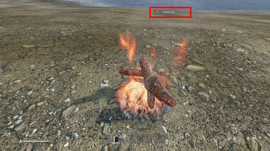 A crafted fireplace in DayZ