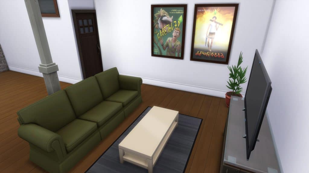 Lounge space in The Sims 4